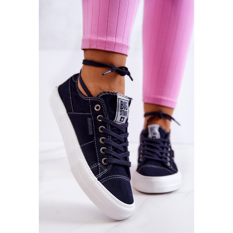Sneakers da donna Big Star JJ274099 Sneakers blu navy 2