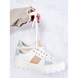 Sneakers da donna Big Star JJ274480 Bianche bianco 2