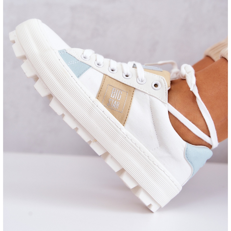 Sneakers da donna Big Star JJ274480 Bianche bianca 1