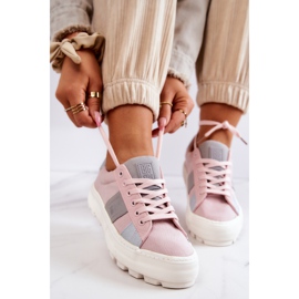 Sneakers da donna Big Star JJ274481 Rosa 2