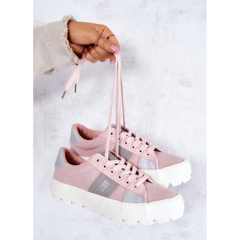 Sneakers da donna Big Star JJ274481 Rosa 1