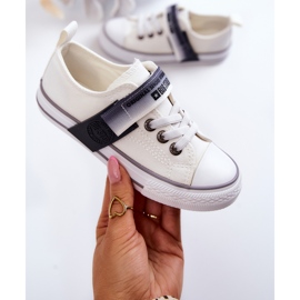 Sneakers basse da bambino Big Star JJ374070 Bianche bianca 1
