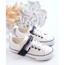 Sneakers basse da bambino Big Star JJ374070 Bianche bianco 2