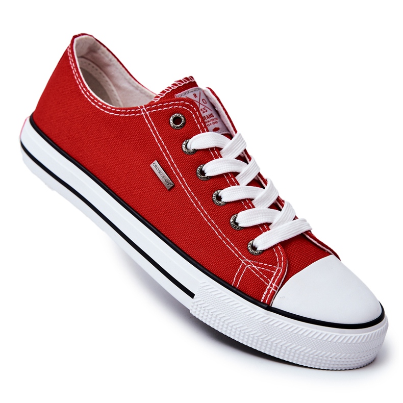 Sneakers Classiche Da Uomo Cross Jeans JJ1R4002C Rosse rosso 1