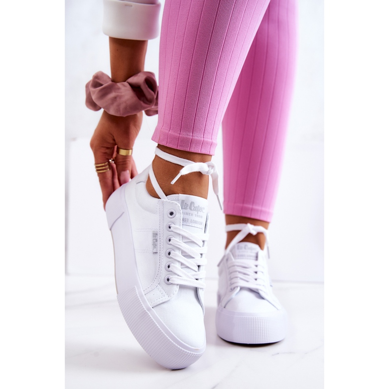 Lee Cooper LCW-22-31-0884L Sneakers bianche bianco 1