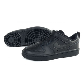 Scarpe Nike Court Borough Low 2 Jr BQ5451-001 nero 1