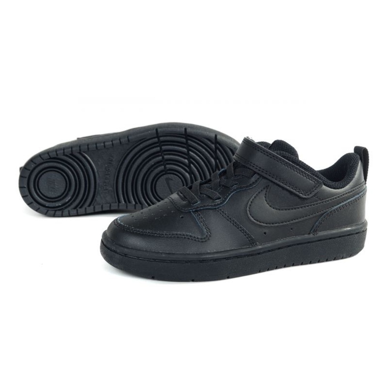 Scarpe Nike Court Borough Low 2 Jr BQ5451-001 nero 1