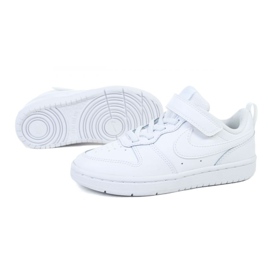 Nike Court Borough Low 2 Jr BQ5451-100 bianca 1
