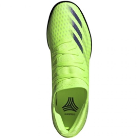 Scarpe da calcio Adidas X Ghosted.3 Tf M EG8202 multicolore verde 1