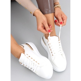 Sneakers da donna Silvia WH/BEIGE bianca 1