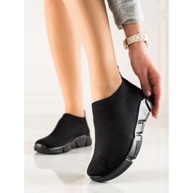 SUPER COOL Comode scarpe sportive slip-on nero 2