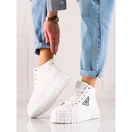 TRENDI Scarpe di alta moda bianco 1