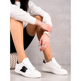 TRENDI Sneakers Con Inserto Nero bianca 1