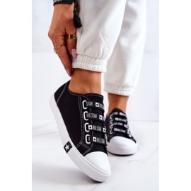 Sneakers Da Donna Con Polsini Big Star HH274098 Nere nero 1