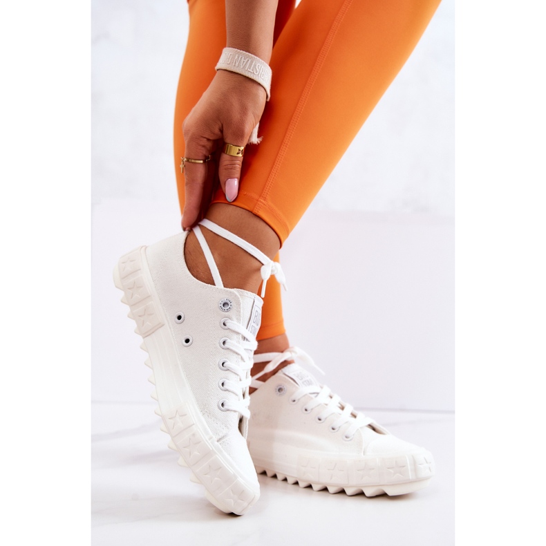 Sneakers da donna Big Star JJ274509 Bianche bianca 2