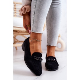 Vinceza Mocassini Yasmin in camoscio nero 2