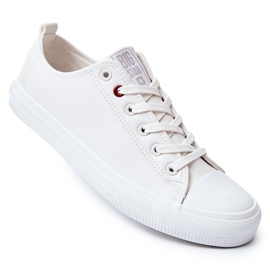 Sneakers da Uomo in Pelle Big Star JJ174006 Bianche bianca 1