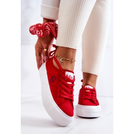 Lee Cooper LCW-22-31-0834L Scarpe da ginnastica rosse rosso 1