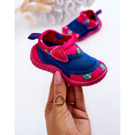 Scarpe sportive per bambini per acqua ProWater 21-37-019B rosa blu 1