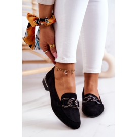 Mocassini in camoscio Sergio Leone MK739 Nero 2