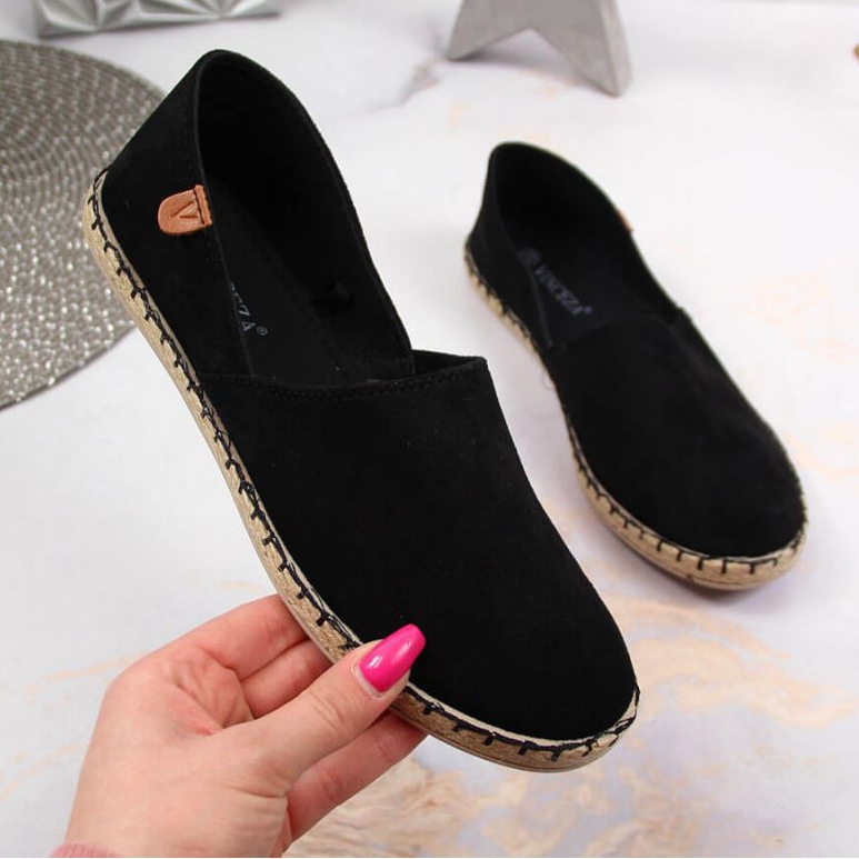Espadrillas con taglio Vinceza W JAN82A nere nero 1