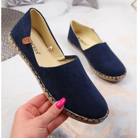 Espadrillas con taglio Vinceza W JAN82C blu navy 1
