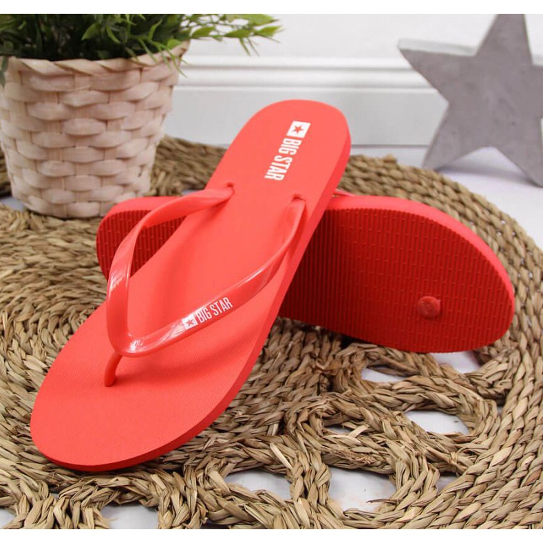 Infradito da spiaggia Red Big Star W JJ274A384 rosso 2