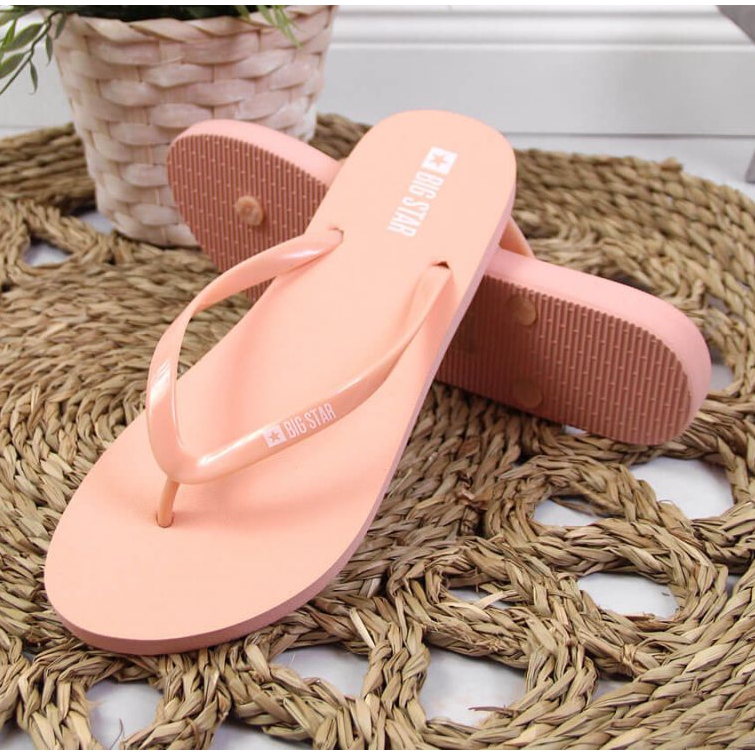 Infradito da spiaggia Big Star W JJ274A386 nude rosa 2