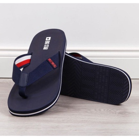 Ciabatte da piscina Big Star M JJ174518 blu navy 2