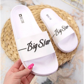Ciabatte da piscina Big Star W JJ274A301 bianche bianco 1