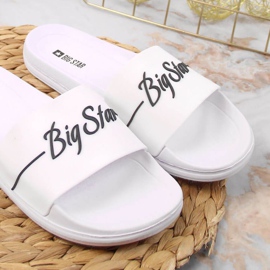 Ciabatte da piscina Big Star W JJ274A301 bianche bianca 2