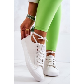 Sneakers Basse in Pelle Big Star JJ274007 Bianche bianca 1