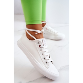 Sneakers Basse in Pelle Big Star JJ274007 Bianche bianco 2