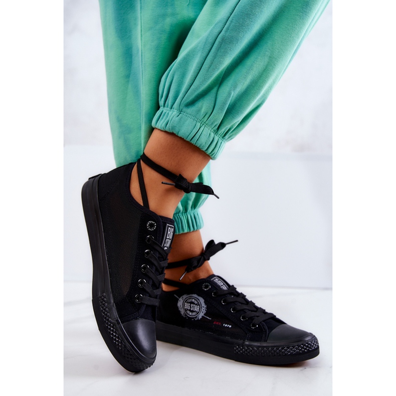 Sneakers da donna Big Star JJ274A256 Sneakers nere nero 2