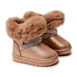 Doposci da Bambino Con Cubic Zirconia Golden Hollee d'oro d'oro 1