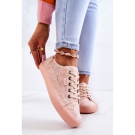Sneakers traforate Big Star JJ274059 Rosa chiaro 2
