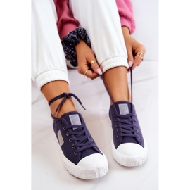 Sneakers Classiche da Donna Big Star JJ274494 Blu Navy 1