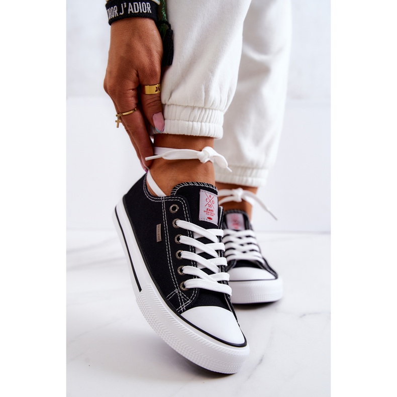 Sneakers Classiche da Donna Cross Jeans JJ2R4011C Nero 1