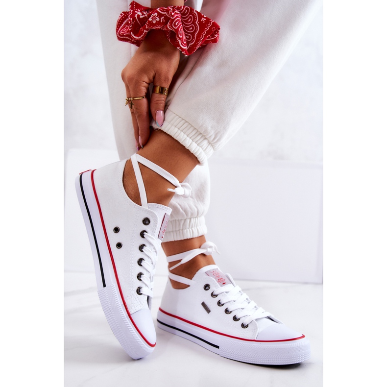Sneakers Classiche Da Donna Cross Jeans JJ2R4009C Bianche bianco 2