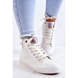 Donna High Cross Jeans JJ2R4056C Sneakers bianche bianco 2