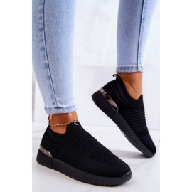 News Lorento Scarpe Sportive in Tessuto Nero 2