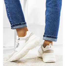 Sneakers Big Star JJ274288 bianche bianca grigio 2