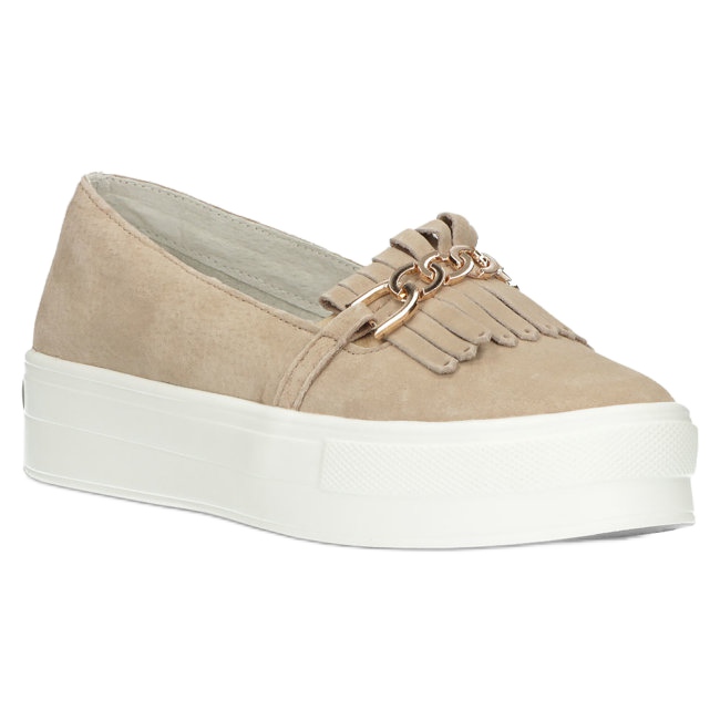 Scarpe da donna in pelle Lordsy Filippo DP3532/22 Beige 2