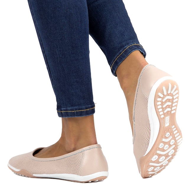 Ballerine traforate in pelle rosa Filippo DP3681/22 PI 1