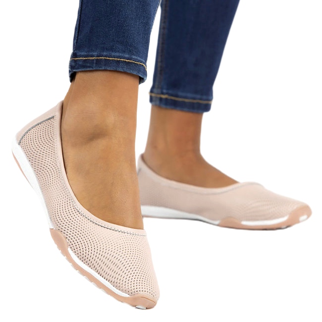Ballerine traforate in pelle rosa Filippo DP3681/22 PI 6