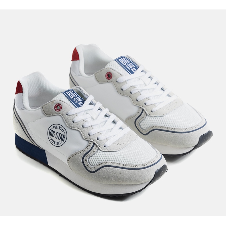 Sneakers bianche da uomo Big Star JJ174141 bianca 1