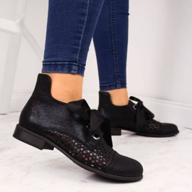 Stivali openwork primaverili Jezzi W JEZ319A neri nero 2
