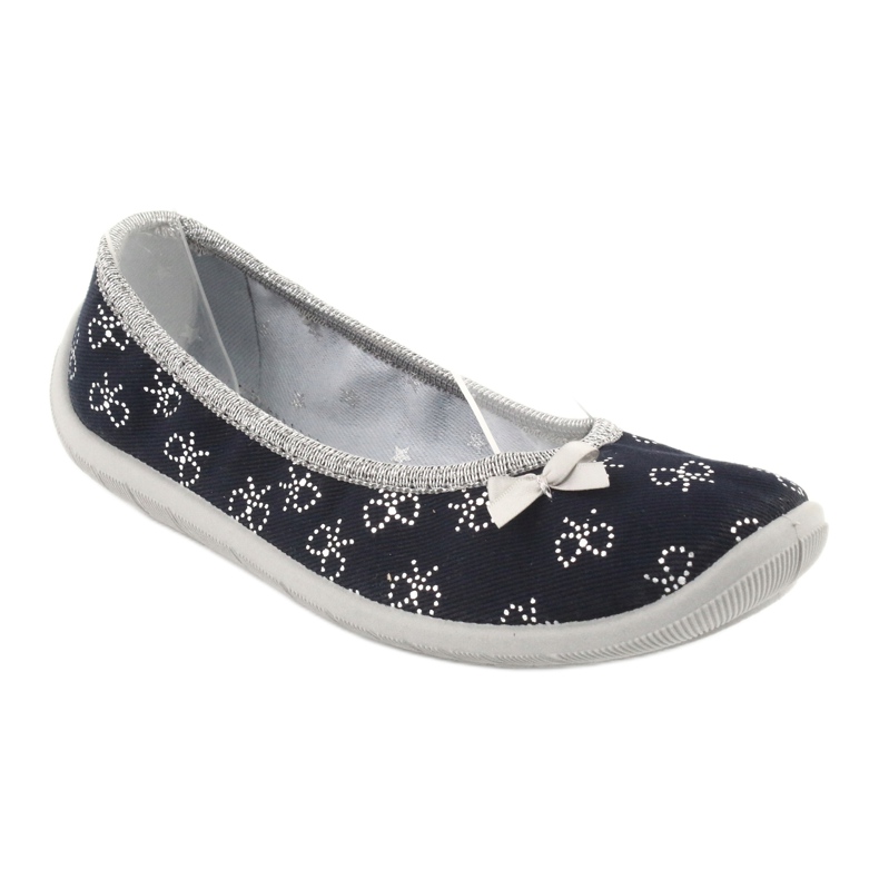 Ballerine per bambini Befado con fiocco 980Y097 nere nero 1