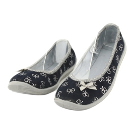 Ballerine per bambini Befado con fiocco 980Y097 nere nero 2