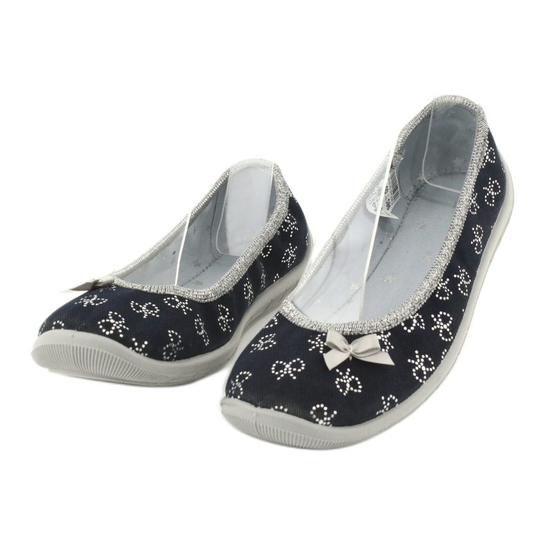 Ballerine per bambini Befado con fiocco 980Y097 nere nero 2